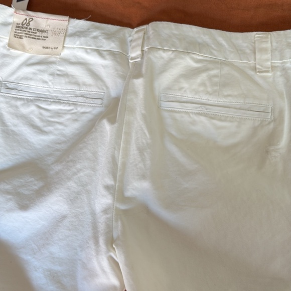 Gap Khakis Broken In Straight Off White Size 8 - Picture 7 of 9